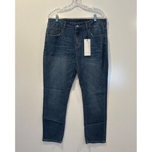 See U Soon Women Blue Denim‎ Jeans Straight Leg Style 6142117 Womens  Size 8